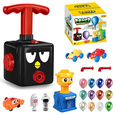 Fidtoy Balloon-Powered Car STEM Toy for Kids | Educational Physics Learning Kit