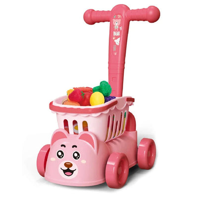 Carrito de Compras de Frutas y Verduras de Juguete
