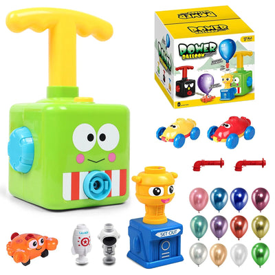 Fidtoy Balloon-Powered Car STEM Toy for Kids | Educational Physics Learning Kit