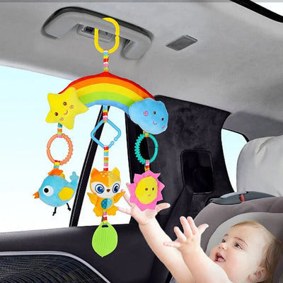 Juguete de bebé colgante para cochecito y asiento de coche