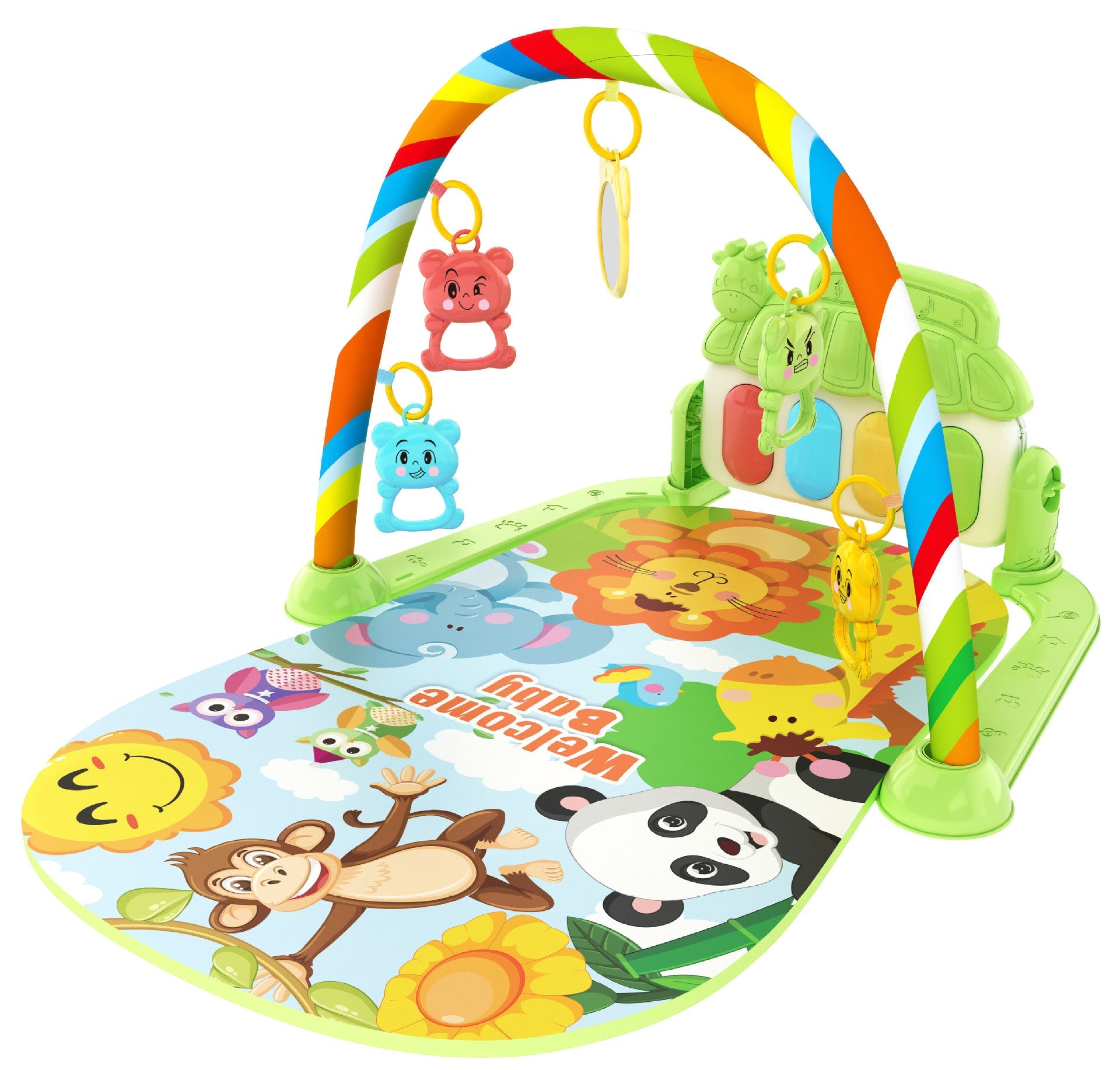 Fidtoy Musical Piano Play Mat for Babies and Toddlers – Interactive Learning & Sensory Toys