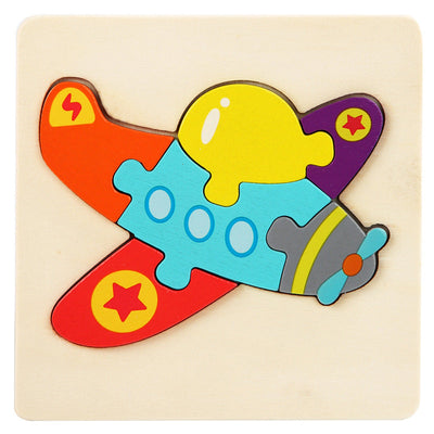Fidtoy Montessori Wooden Puzzle Set for Toddlers – Educational Fine Motor Skills Learning Toy