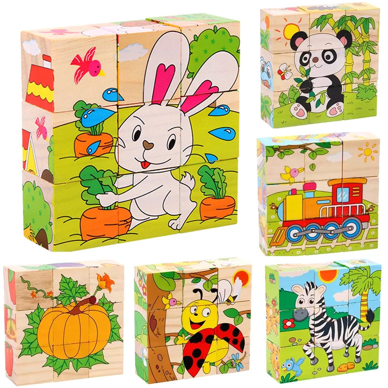 Puzzle Cube Enfant en Bois