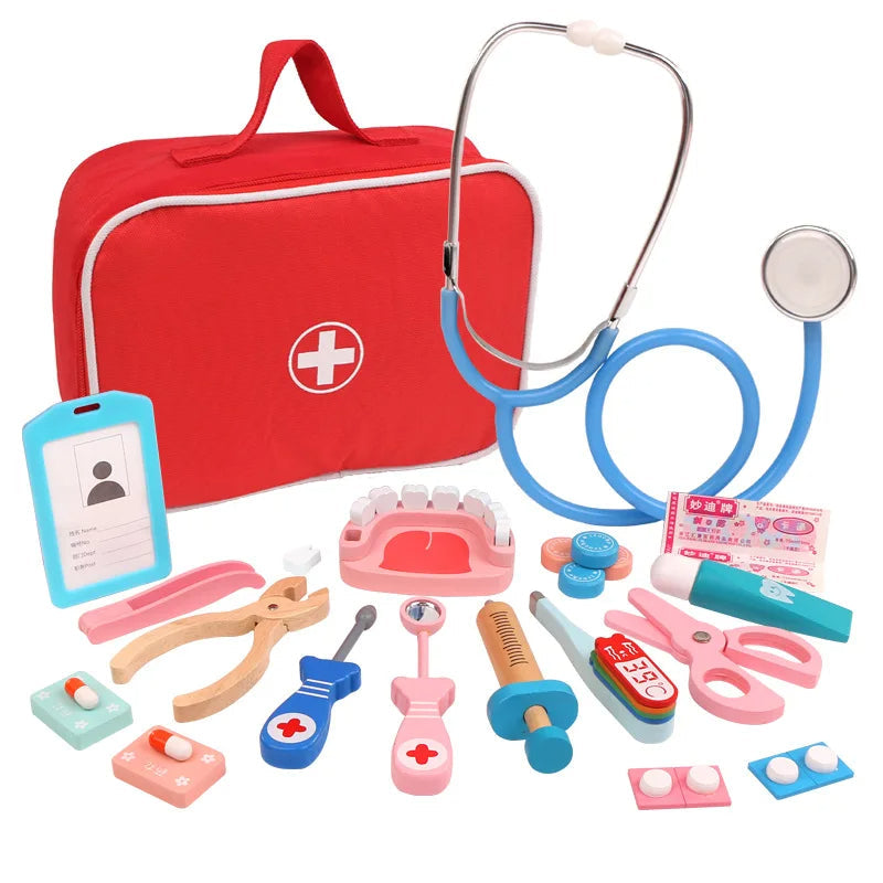 Mallette de docteur en bois