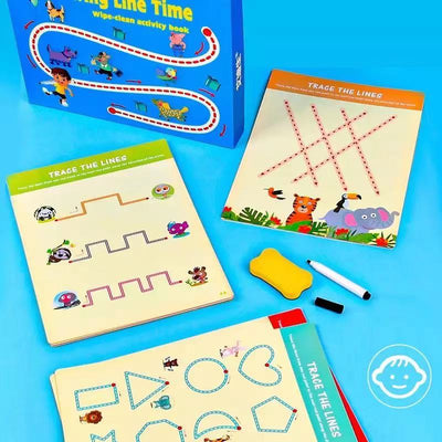 Juego de líneas para dibujar y borrar