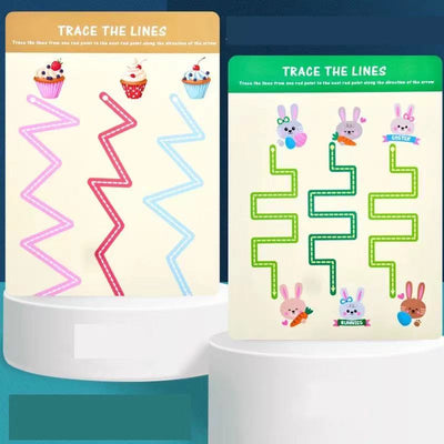 Juego de líneas para dibujar y borrar