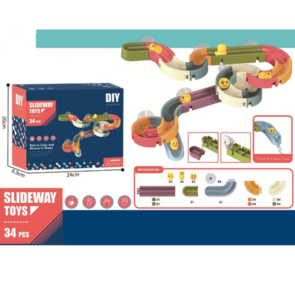 Kids Bathing Toy Sliding Ducks