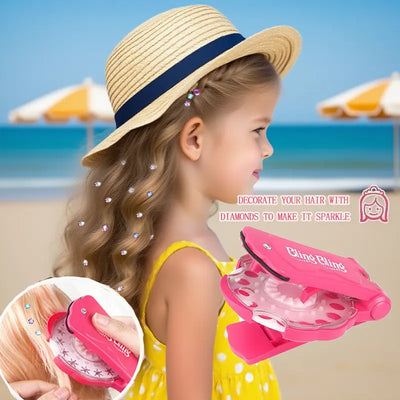 Kit de coiffure avec pierres scintillantes SparklySnaps™ - Ajoute instantanément de l'éclat à toutes les coiffures