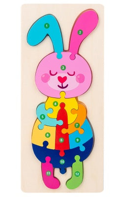 Educational 3D Wooden Puzzle for Children