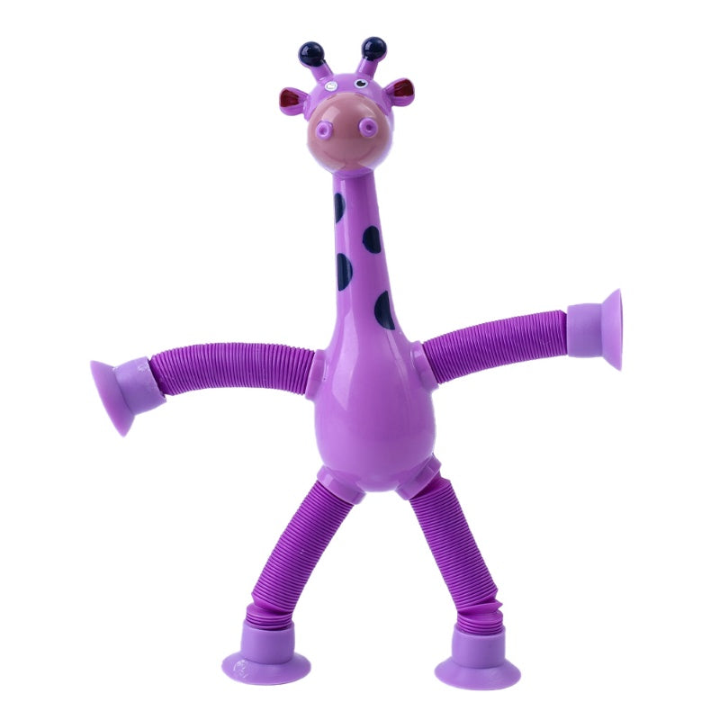 Suction Cups Sensor Toys Giraffe Pop Tubes Fidget Toy