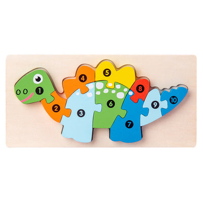 Fidtoy Puzzle en bois d'association de formes pour tout-petits, enfants autistes, jouet calme, puzzle Montessori, jouet éducatif, jeu de motricité fine