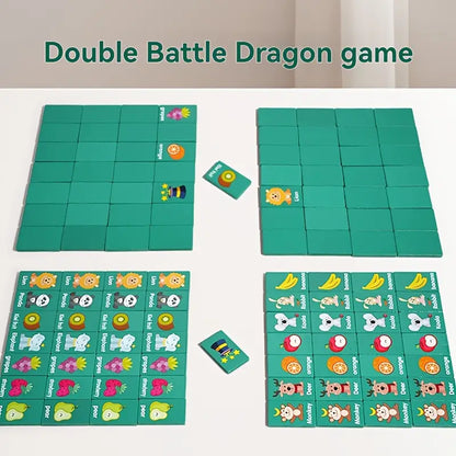 Wooden Fruits & Vegetables Matching Dragon Game