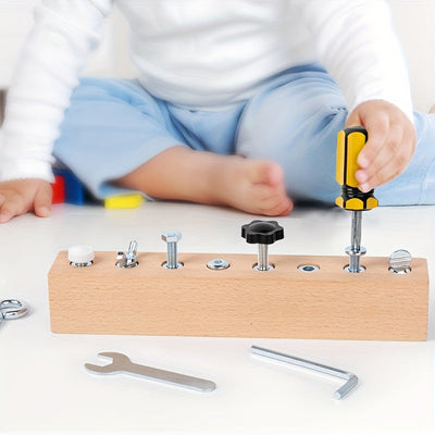 Fidtoy Screw and Nut Tool Set for Toddlers STEM Learning and Fine Motor Skills