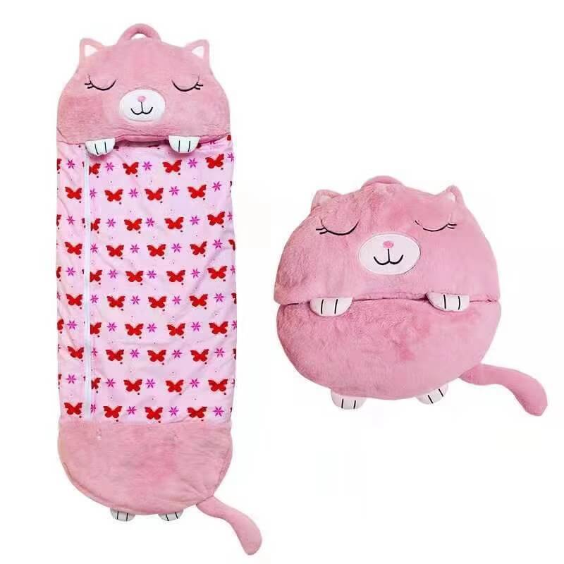 Fidtoy Plush Sleeping Bag Toy for Infants and Toddlers | Soft Animal Nap and Travel Comfort