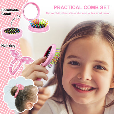 Fidtoy Mermaid Makeup Kit for Kids with Bag and Beauty Set