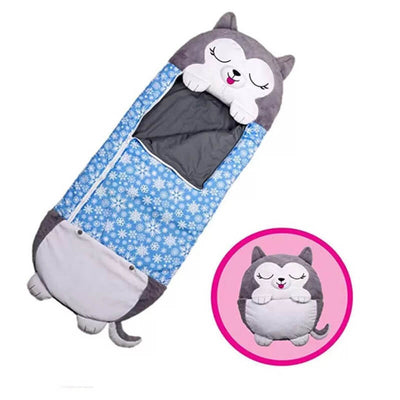 Fidtoy Plush Sleeping Bag Toy for Infants and Toddlers | Soft Animal Nap and Travel Comfort