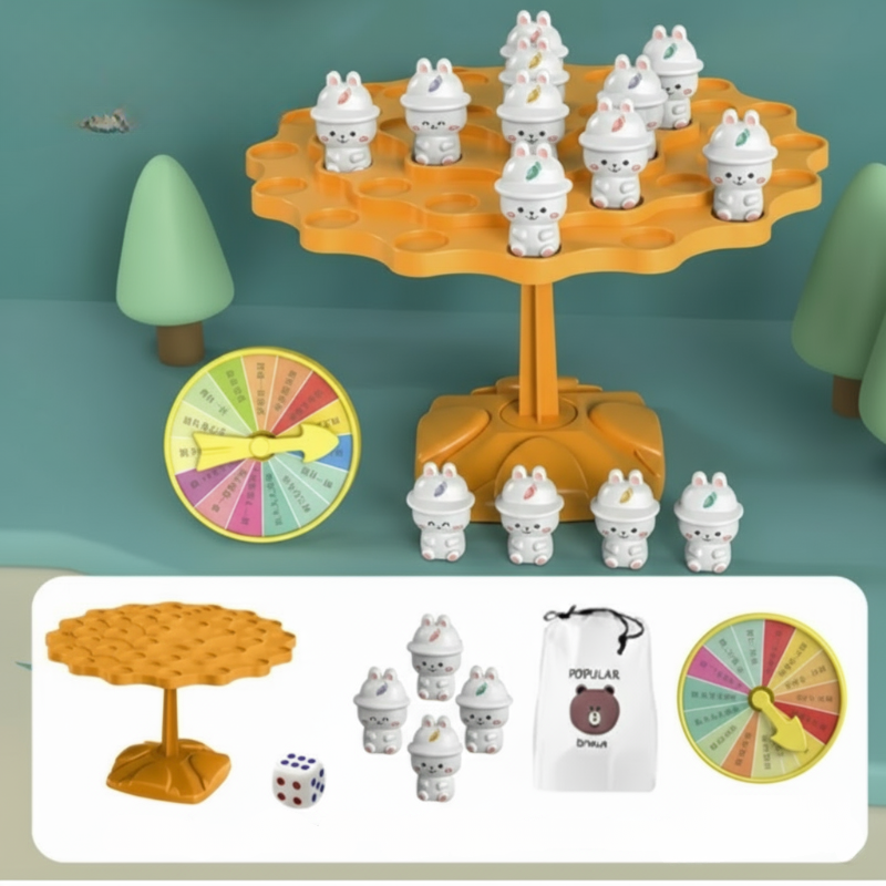 HappyBalance – Jeu de société amusant et intelligent – Jeu d'équilibre