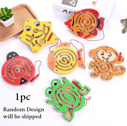 Magnetic Mini Maze | Skill-Building Toy (One Random Design Shipped)