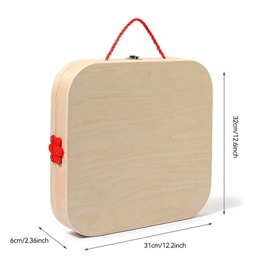 Fidtoy Smart Animal Tool Set | Wooden STEM Building Toy for Toddlers 3+