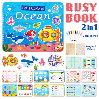 Autocollants d'apprentissage précoce Lumières Jeux de nourriture Livre à rabats