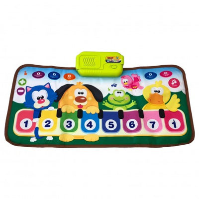 Fidtoy Piano Music Mat – Foldable Musical Floor Play Mat for Kids