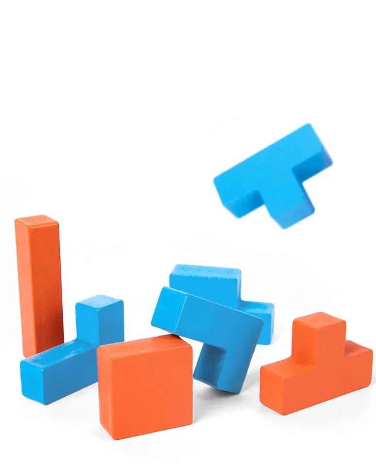 Cubes de construction à formes assorties - 741