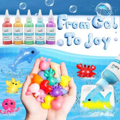 Set de Squishies Mágicos con Agua JellyJoy™