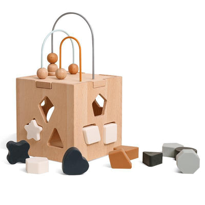 Wooden Multifunctional Early Education Puzzle Toys for Kids | Autism-Friendly Learning & Sensory Play