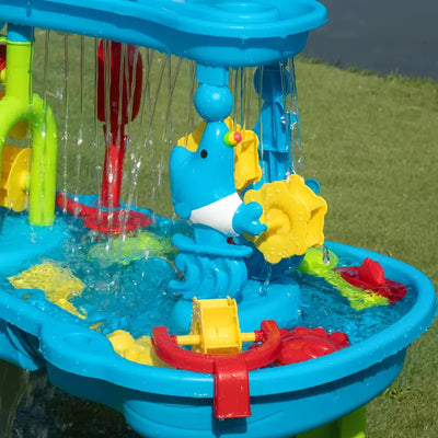 AquaPlay – Plaisirs d'été & Découverte – Table de jeu sable et eau 3 niveaux