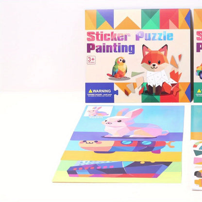 Sticker Puzzle Painting Book for Kids