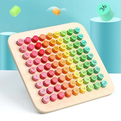 Meilleure table de multiplication Montessori en bois - Jouets de mathématiques