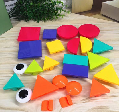 12 in 1 Creative Button Geometry Art