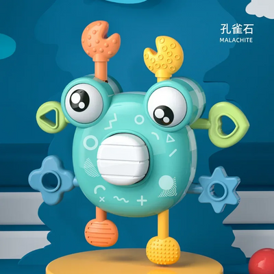 Crab Pull Toy™ – Amusement à tirer et à attraper – Jouet de dentition sensoriel en forme de crabe