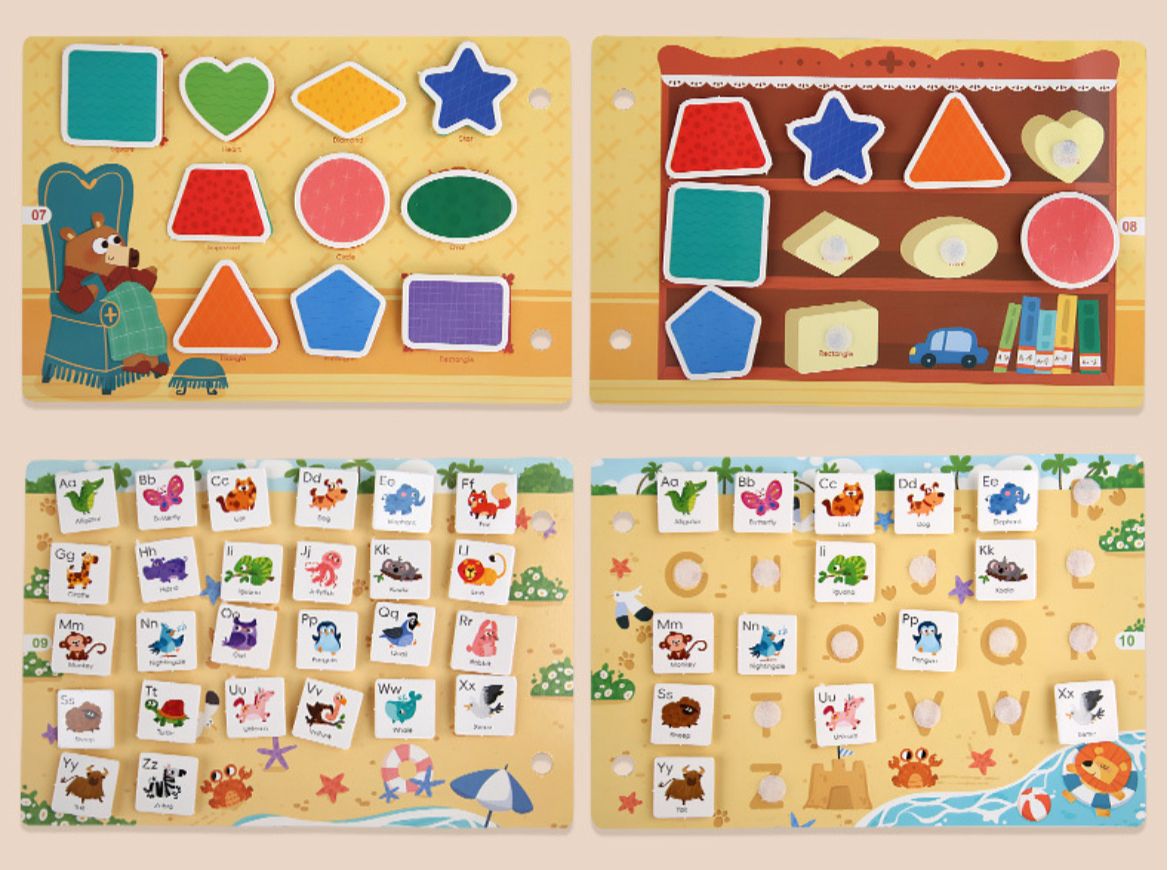 Mini Busy Book - Numerals Theme | Math, Counting, and Numbers Activity Book for Preschoolers