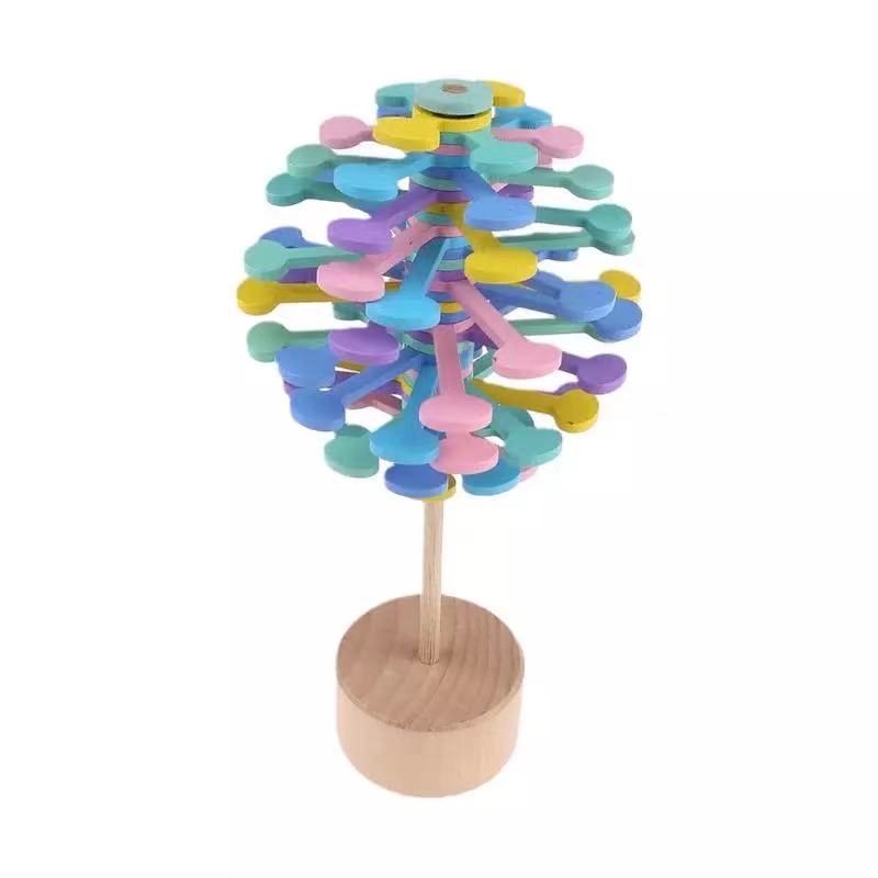 Wooden Tree Spinner- Sensory toys