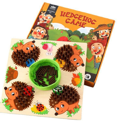 Jeu de maths Hérisson (addition et soustraction) - Jouet mathématique en bois pour les tout-petits et les enfants d'âge préscolaire