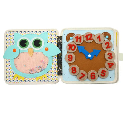 Hedgehog’s Learning Adventure Quiet Montessori Book