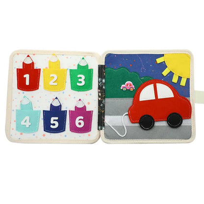 Hedgehog’s Learning Adventure Quiet Montessori Book