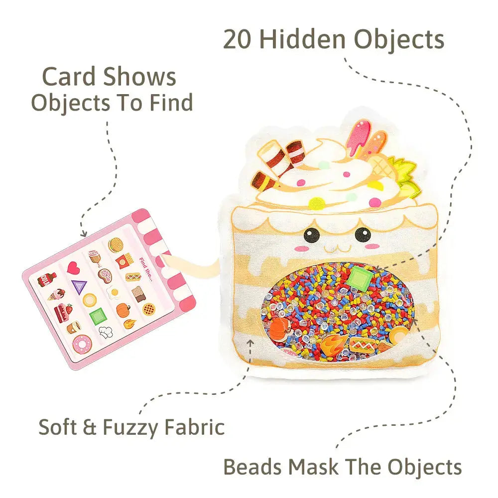 Hide-and-Seek Sensory Toys Set - Educational Fun for Kids 3+