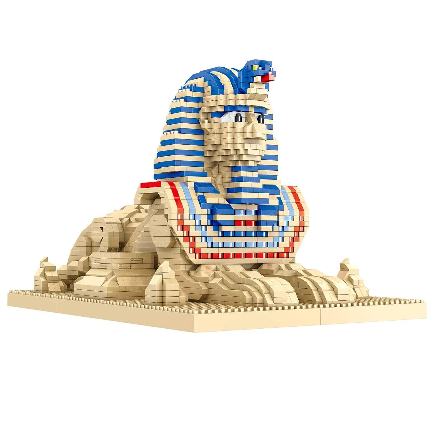 🏺 Desert Majesty: Great Sphinx of Egypt Architecture Building Set – 2,732 Pieces! 🏺🧱