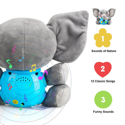 Plush Elephant Toddler Toys