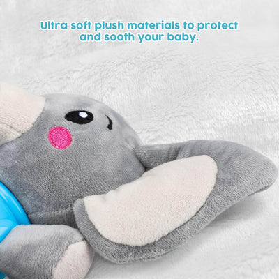 Fidtoy Musical Elephant Plush Baby Toy with Lights and Sounds