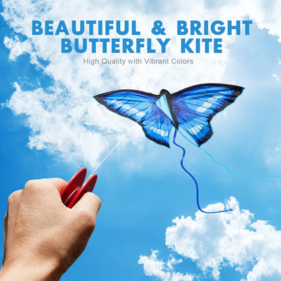 Fidtoy Butterfly Kite for Kids Easy to Fly Outdoor Beach Toy