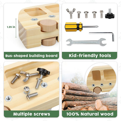 Montessori Screwdriver Board Set