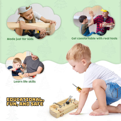 Montessori Screwdriver Board Set