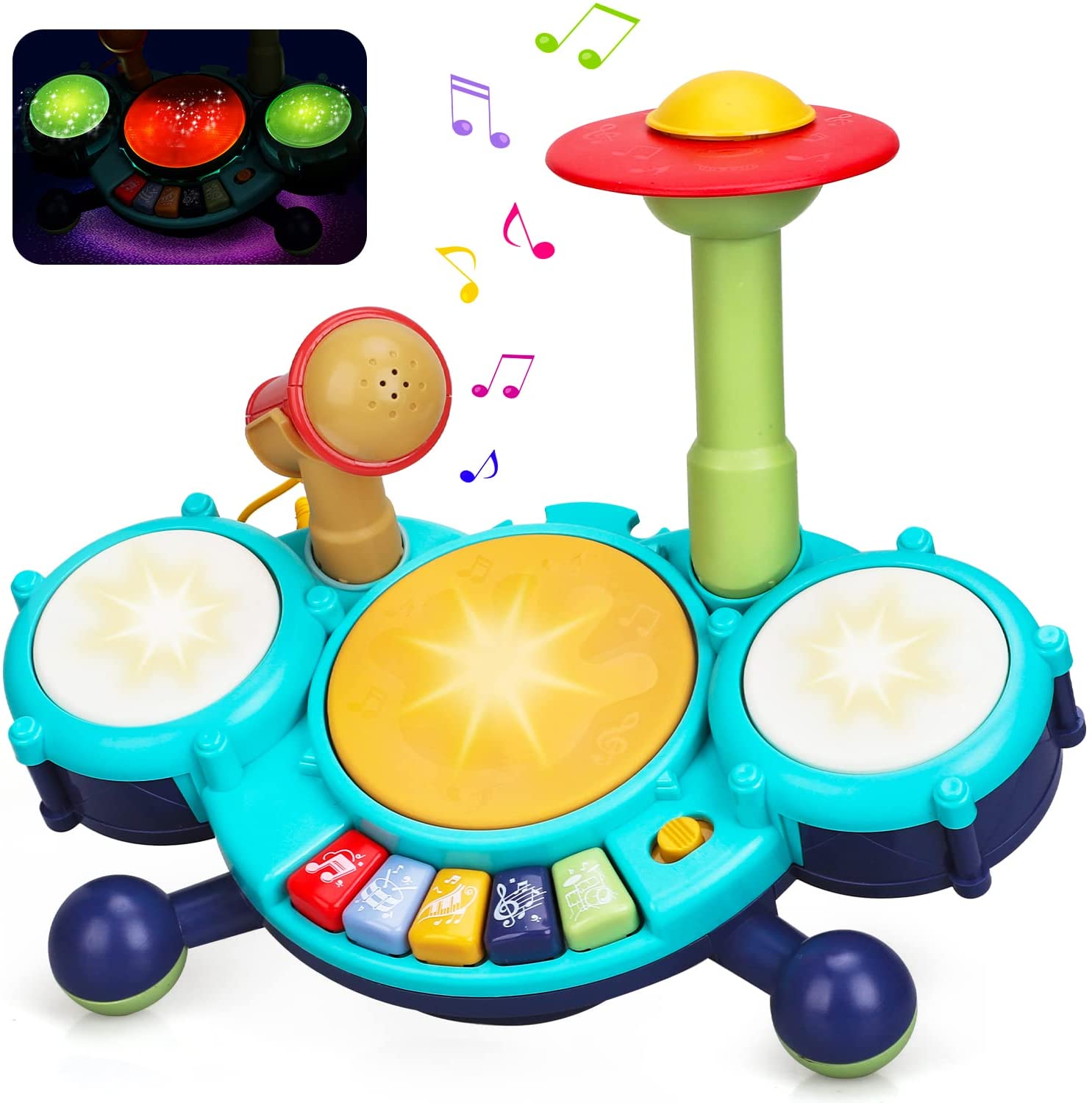 5 in 1 Drum Set for Toddlers