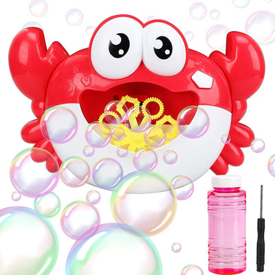Fidtoy Whale & Crab Bubble Bath Toy for Kids with Music and Bubbles