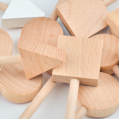 Wooden Traffic Safety Signs - Open ended wooden toys