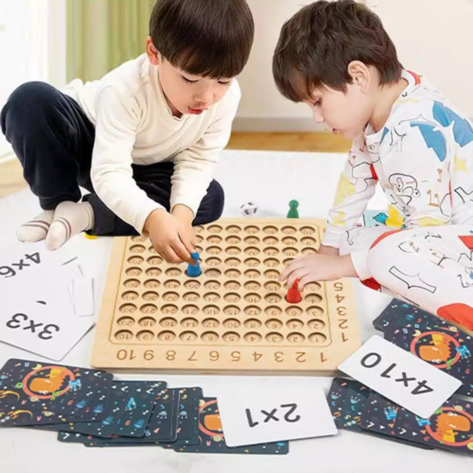 Juego de mesa de matemáticas de multiplicación - Juguetes matemáticos