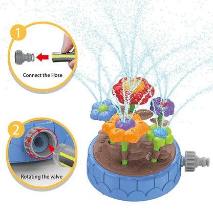 Aqua Bloom - Draai & Spat - Waterspeelgoed Bloemen Sproeier